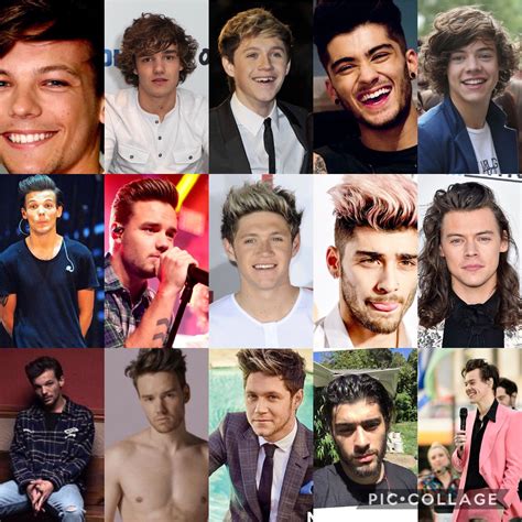 Image result for One Direction Members Labeled