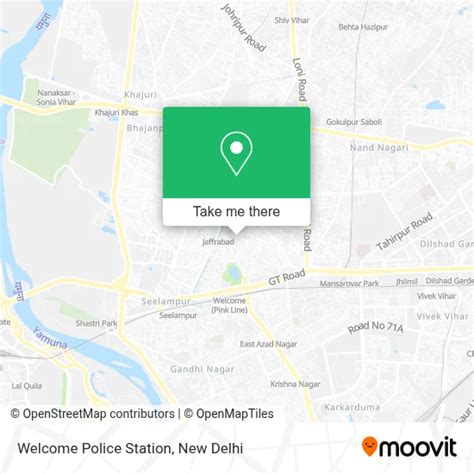 How to Get to Welcome Police Station in Delhi by Bus, Metro or Train?