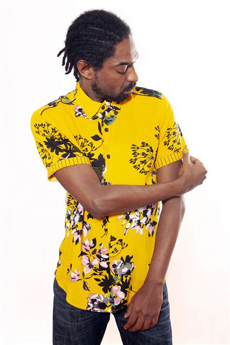 Yellow Dress Shirt For Men