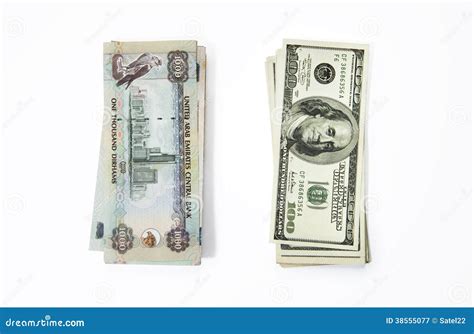 Dirhams and dollars stock image. Image of dirham, arab - 38555077