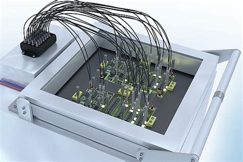 LED test electronic assemblies in in-circuit test | Micro-Epsilon