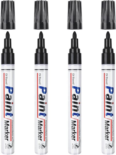 Amazon.com: DAPAWIN Black Paint Pen Permanent Marker Waterproof -4 ...