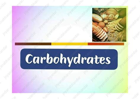Science Carbohydrates topic English medium NOTES | JNYANABHANDAR