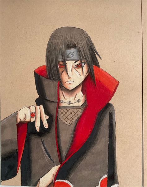 Buy Itachi Uchiha Pencil Drawing Online in India - Etsy