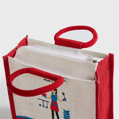 Buy Livia Jute Lunch Bag from Home Centre at just INR 349.0