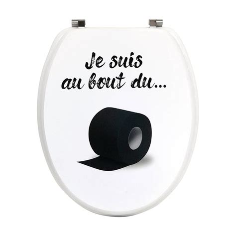 WC daska MDF Inox 37,5x46cm Au Bout Du Rouleau Tendance 4103699 | Volim ...