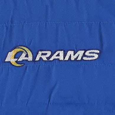 Men's Dunbrooke Heather Royal Los Angeles Rams Explorer Tech Full-Zip ...