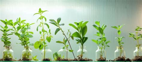 Plants grown in laboratories using cloning techniques | Premium AI ...