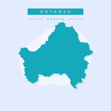 Vector illustration vector of bryansk map russia | Premium Vector