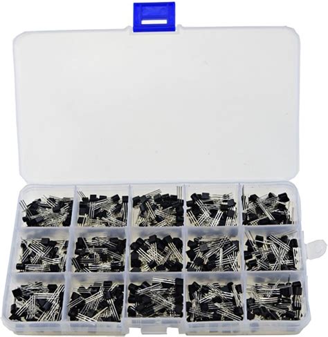 REES52 600PCS 15Values 40-160V 50-600mA NPN PNP Power Transistor ...