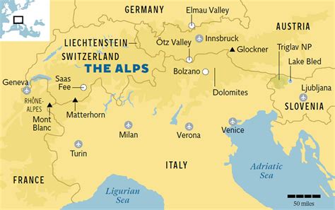 Map Of French Alps