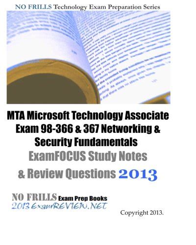 MTA Microsoft Technology Associate Exam 98-366 & 367 Networking ...