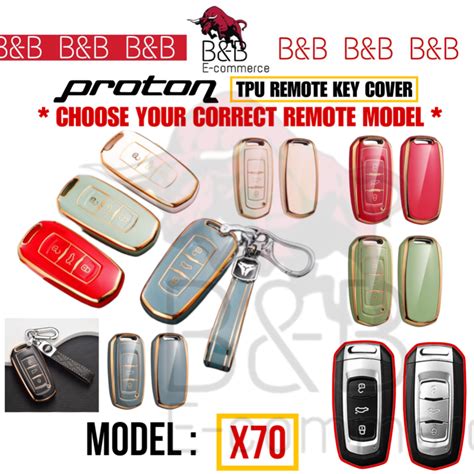 Proton Saga 2022 MC2 Waja X70 X50 Gen2 Persona Iriz Saga Flx Blm Car Key Cover Keyless Remote ...