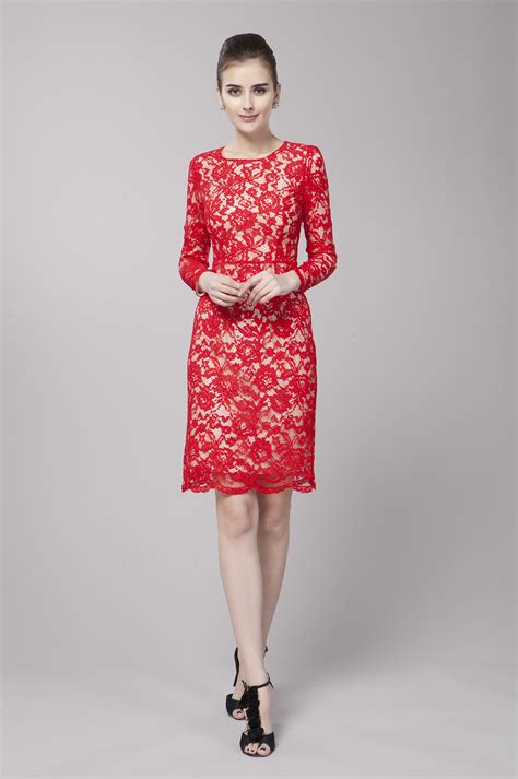 Red Lace Cocktail Dresses New Arrivals, Dresses – Self Portrait EU