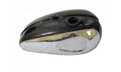 BSA A65 THUNDERBOLT 2 GALLON CHROME AND BLACK PAINTED GAS TANK 1968-69 ...