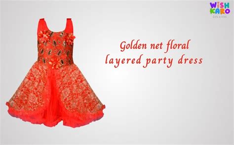 Buy Wish Karo Baby Girls Frock Dress (DN fe1223t_Red_6-12 Mths) at ...