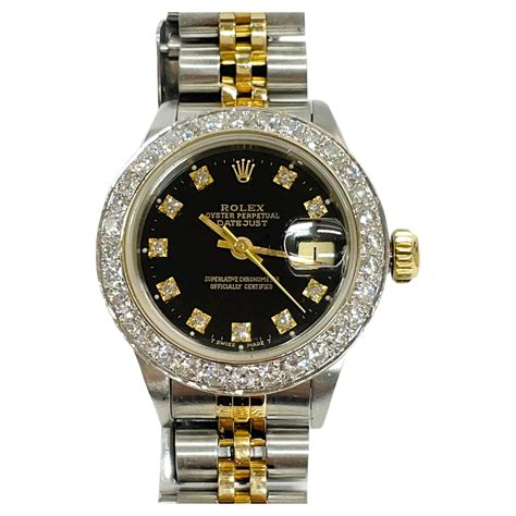 Rolex Oyster Perpetual Datejust 6516 Ladies Watch at 1stDibs