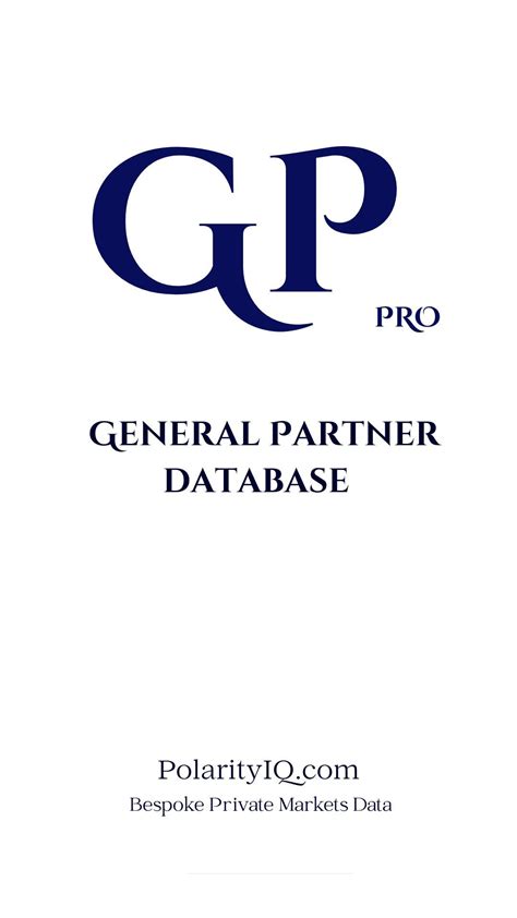 🔥General Partner Database 🔥 General Partners manage investment funds ...