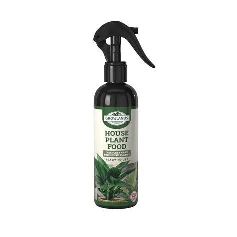Growlands Indoor House Plant Food - 300 ml - Indoor Plant Liquid Spray ...
