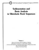 Buy Sedimentation and Basin Analysis in Siliciclastic Rock Sequences ...
