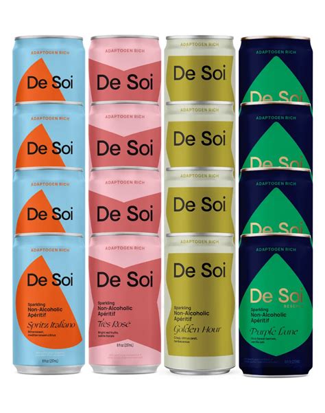 Très Rosé Cans | Non-Alcoholic Apéritif | De Soi