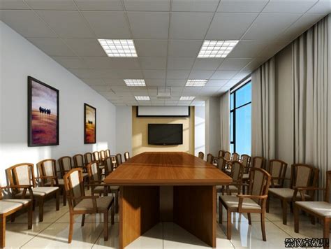 280平米现代办公室装修效果图2014图片_太平洋家居网图库
