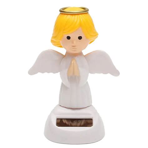 Solar powered toy bobble head moving wings dancing angel Sale ...