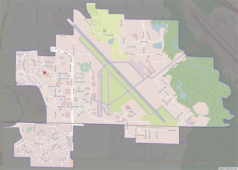 Map of Scott AFB CDP - Thong Thai Real