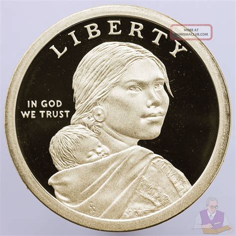 2014 S Native American Sacagawea Dollar Gem Deep Cameo Proof Us Coin
