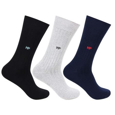 Buy Hush Puppies Men's Calf Length Cotton Socks (BRPHPM-14A-PO3 ...
