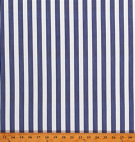 Cotton Blue and White Stripes Striped Lines Patterned Beach Time Blue ...