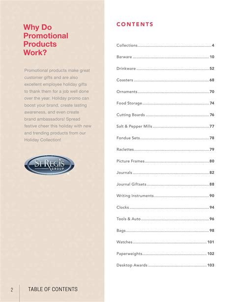 Digital Catalog from St-Regis-Group