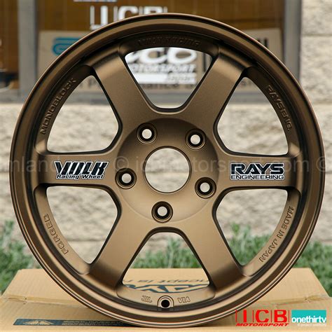 Rays Volk Racing TE37 Wheels 15X8 5X114.3 +32 Offset Bronze