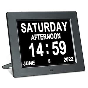 Buy Medication Reminder Day Date Time of The Week Clock Digital ...