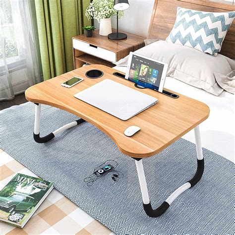 PRONA Smart Multipurpose Foldable Laptop Table with Cup Holder, Study ...