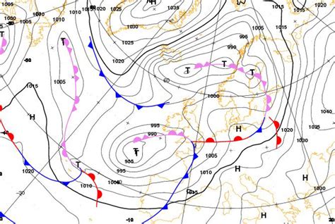 Image result for Synoptic Weather Map