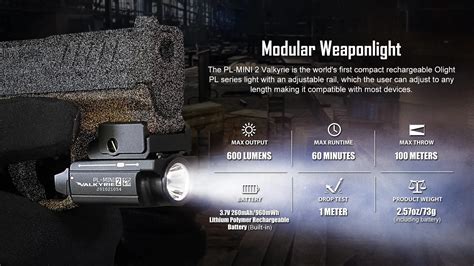 Shop Mini Tactical Flashlight Olight PL-Mini 2 Valkyrie - Olight CA ...
