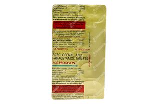 Ace Proxyvon Tablet: Uses, Side Effects, Price & Substitutes