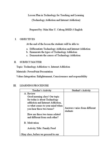 Image result for Technology Lesson Plans