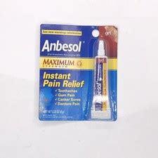 Buy Anbesol GEL Mouth Pain Relief Maximum Strength 0.33oz Online at ...