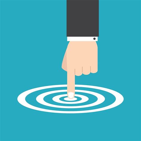 Vector check mark icon, touch icon, flat icons, hand with pressed ...