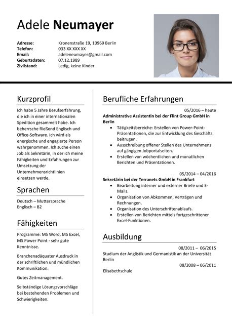 Bildergebnis für resumes deutsch