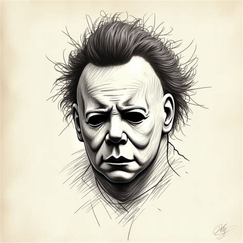 Michael Myers Drawing Image - Drawing Skill