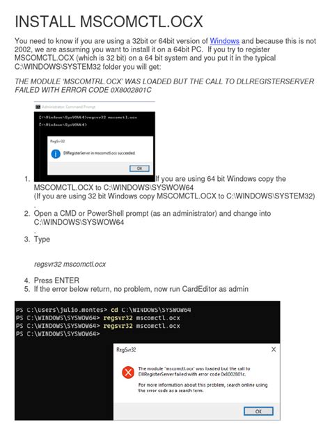 Image result for Mscomctl.ocx Missing