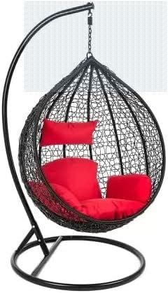 ZEROLINE Rattan Wildfrank Single Seater |Swing Chair With Stand ...