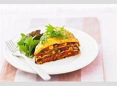 Vegetarian Mexican Lasagne Recipe   Taste.com.au