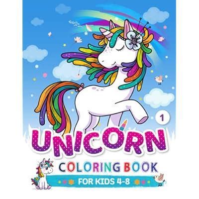 Buy Unicorn Coloring Book for Kids 4-8: Fairy Tale Magic Unicorn ...