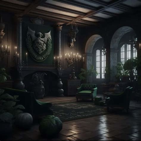 Download Slytherin_ Common_ Room_ Ambiance Wallpaper | Wallpapers.com