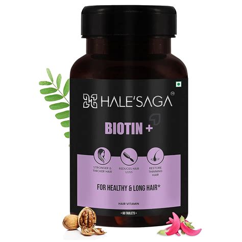 Halesaga Biotin for Hair Growth 10mg | Max Strength Biotin Tablet to ...