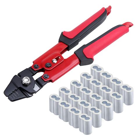 Buy Aussel Wire Rope Crimping Cutting Tool, Fishing Pliers, Wire Rope ...